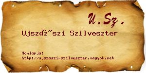 Ujszászi Szilveszter névjegykártya